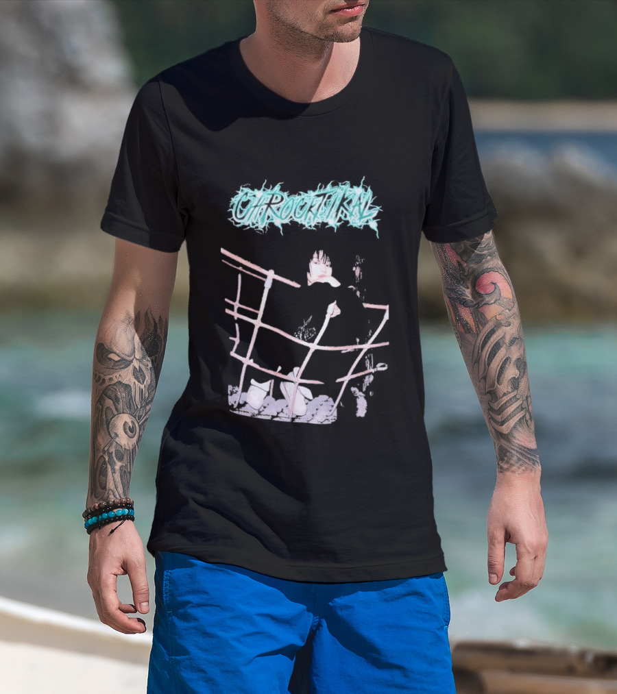 ChRocktikal Band Neon Style Abstract Art With Unique Pink Structure T-Shirt