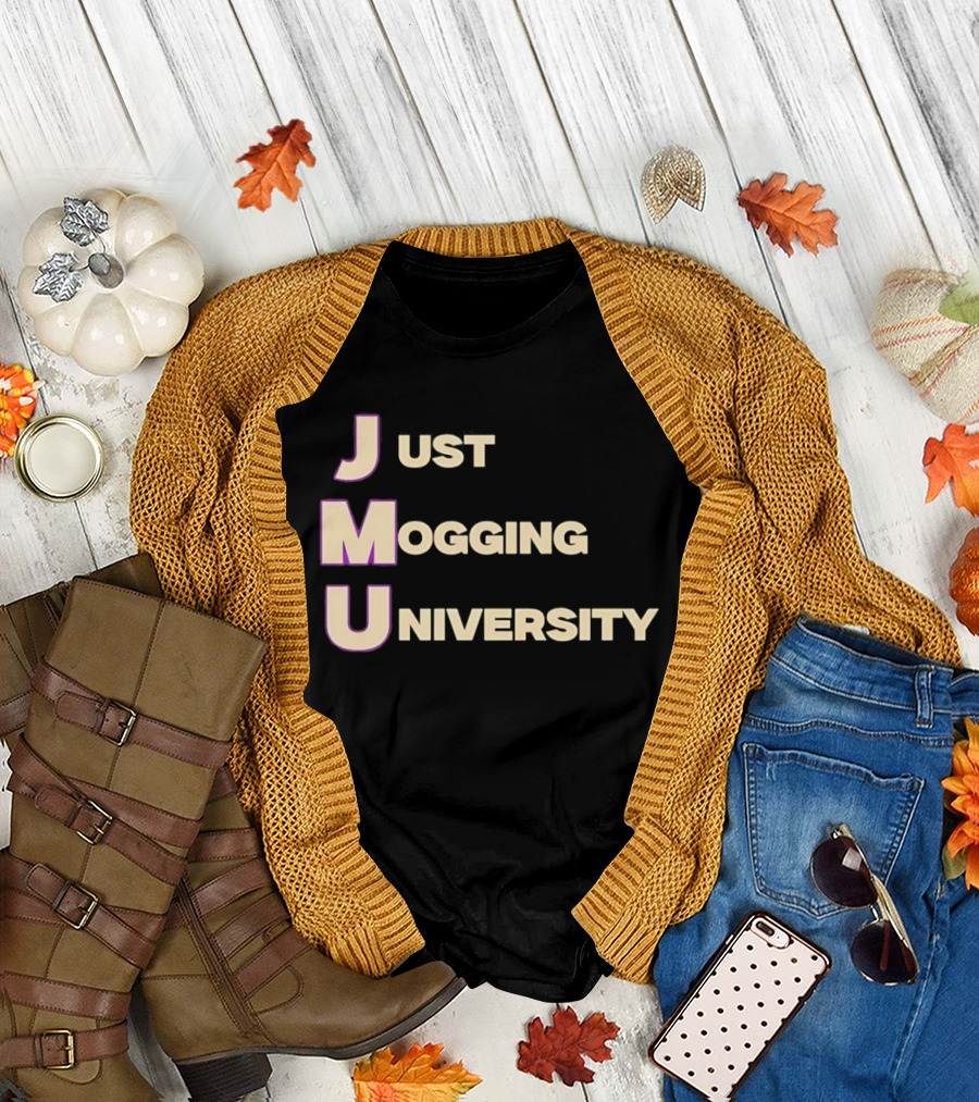Just Mogging University JMU Football Fan Gear Collection T-Shirt