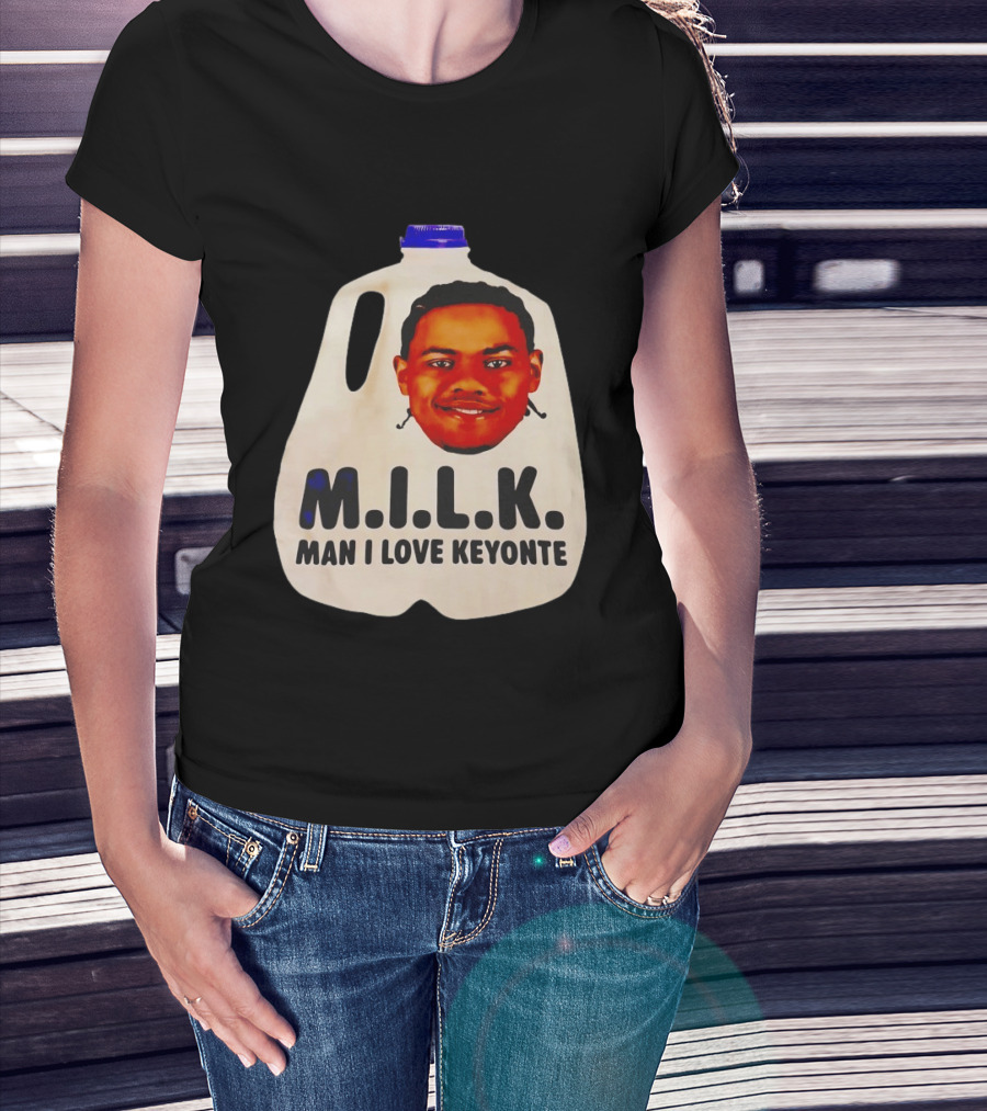 M.I.L.K Man I Love Keyonte George Fan T-Shirt