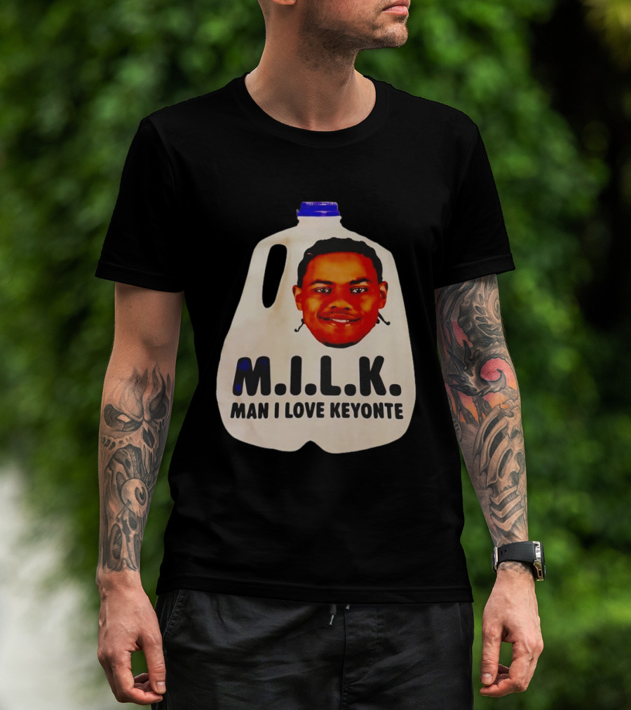 M.I.L.K Man I Love Keyonte George Fan T-Shirt