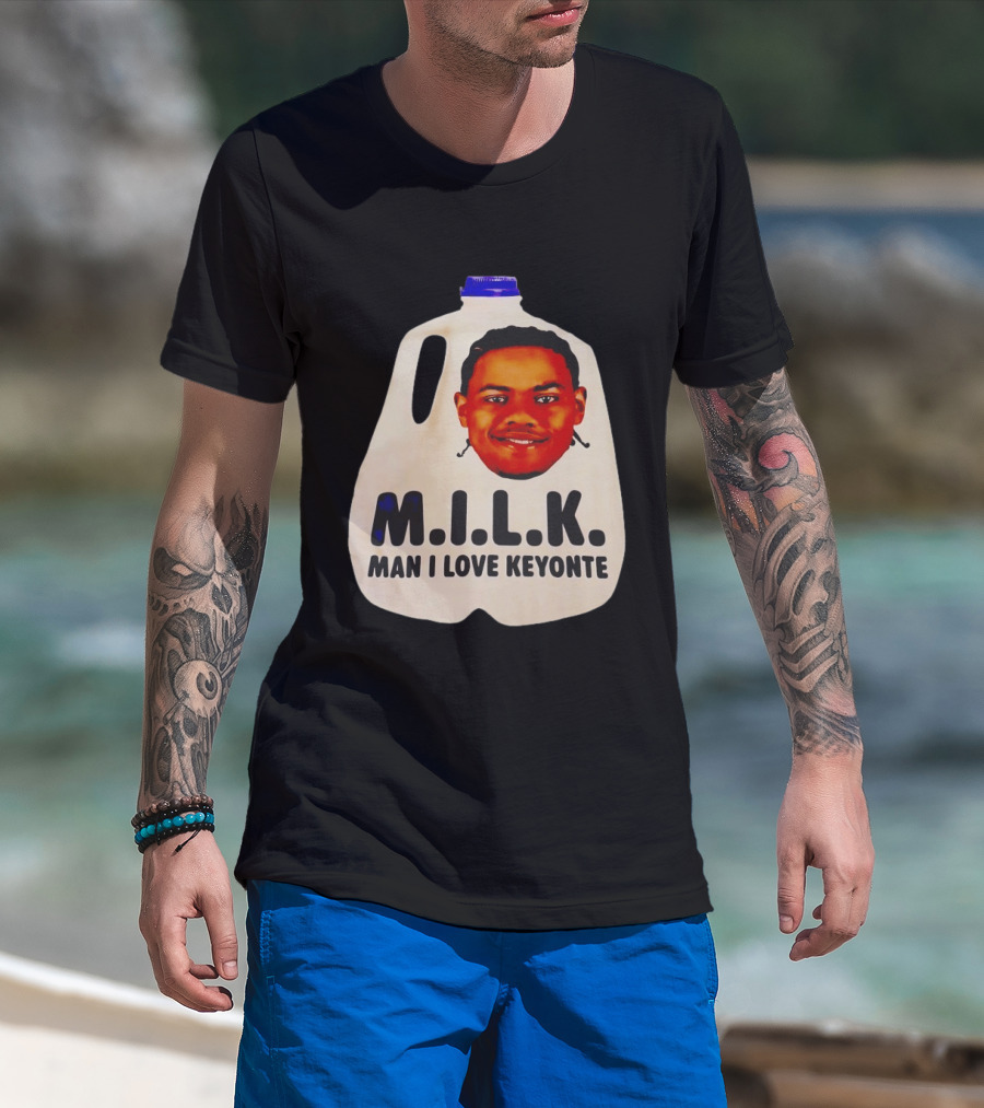M.I.L.K Man I Love Keyonte George Fan T-Shirt