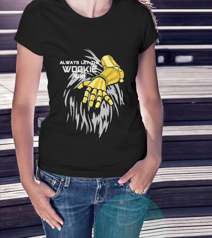 Always Let The Wookie Win Robotic Arm T-Shirt