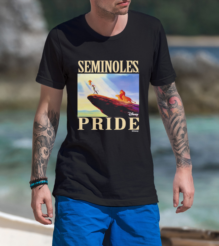 Seminoles Pride Florida State Disney Lion King Scene T-Shirt