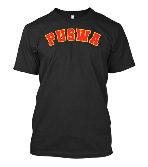 Tell Me Lies PUSWA Sports Varsity Style Bold Font T-Shirt