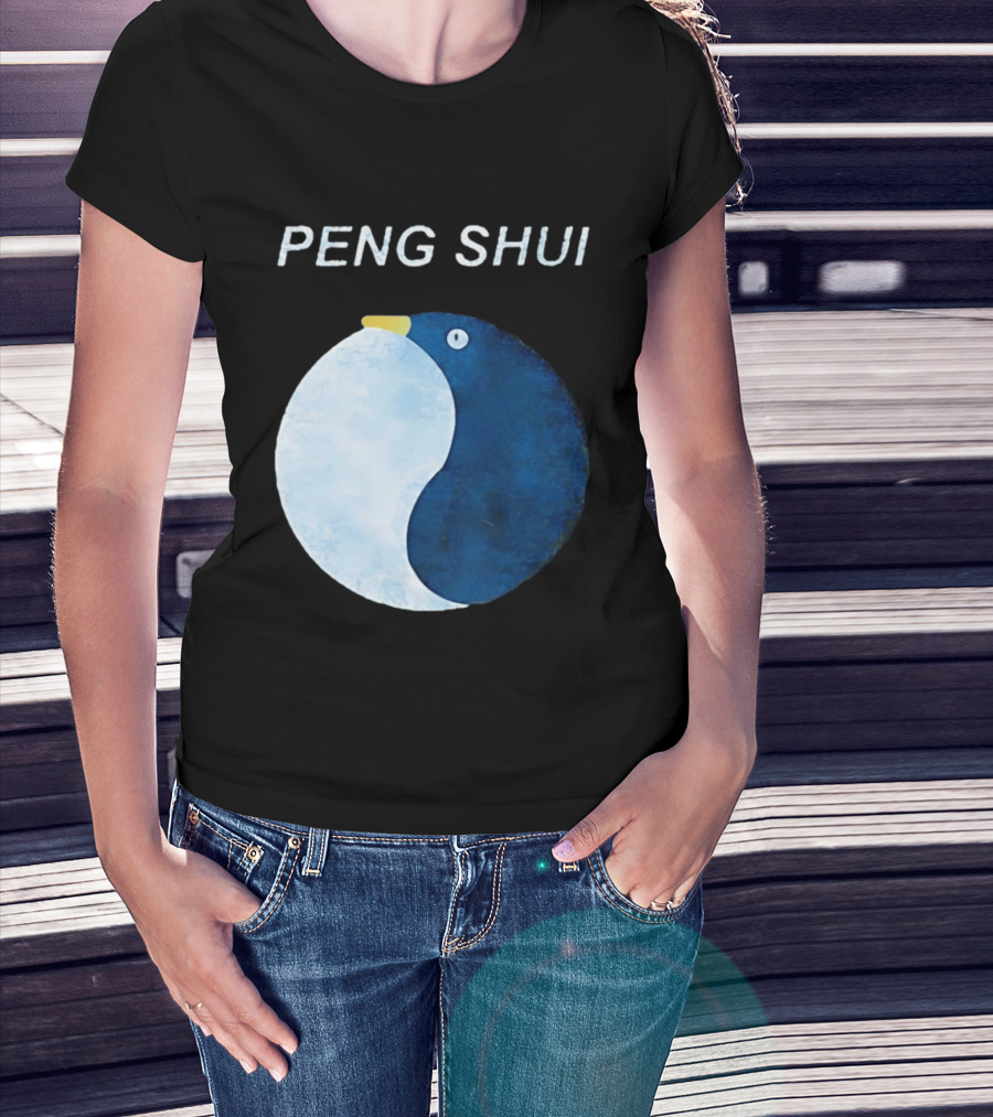 Peng Shui Feng Shui Penguin Yin Yang T-Shirt