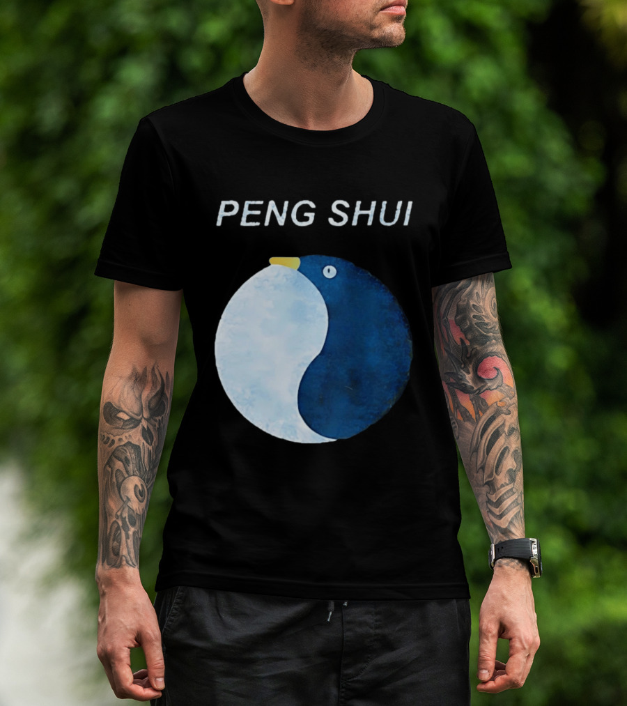 Peng Shui Feng Shui Penguin Yin Yang T-Shirt