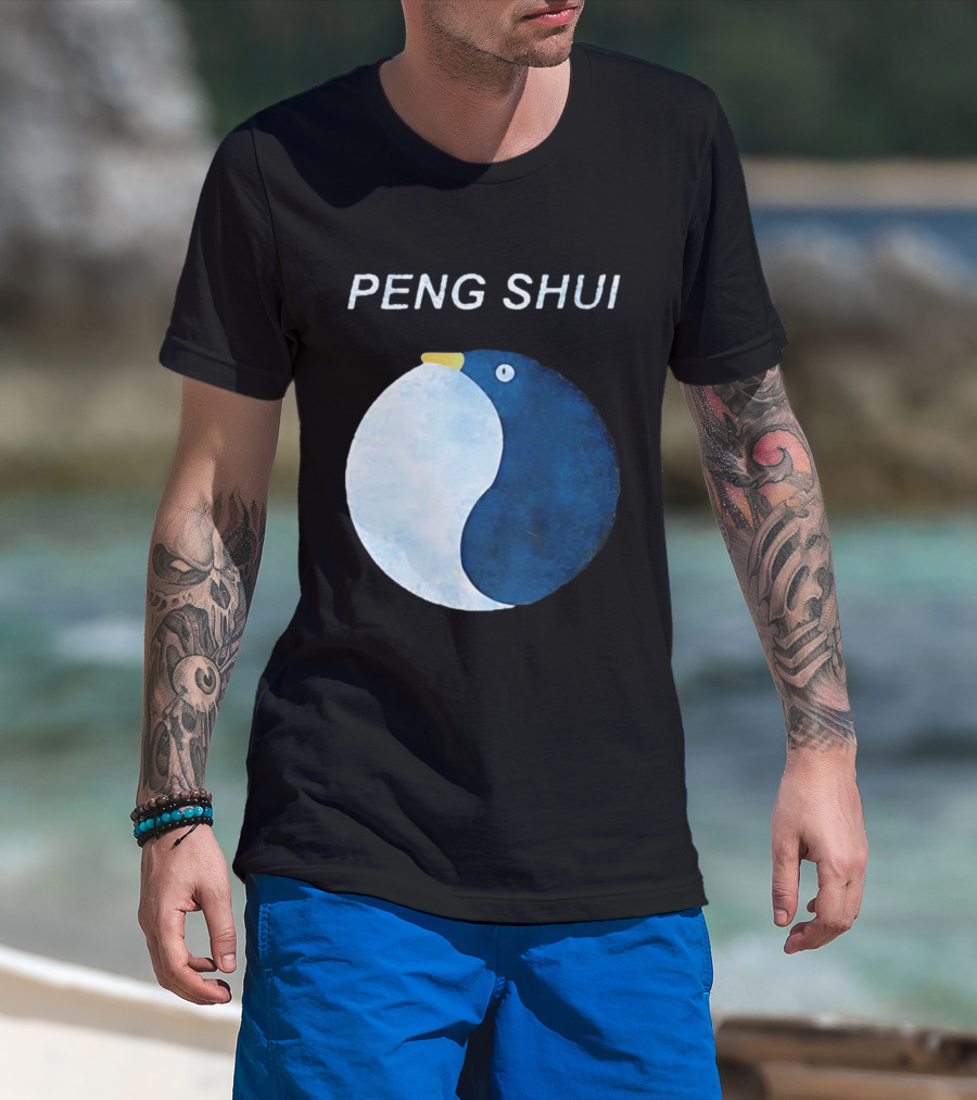 Peng Shui Feng Shui Penguin Yin Yang T-Shirt