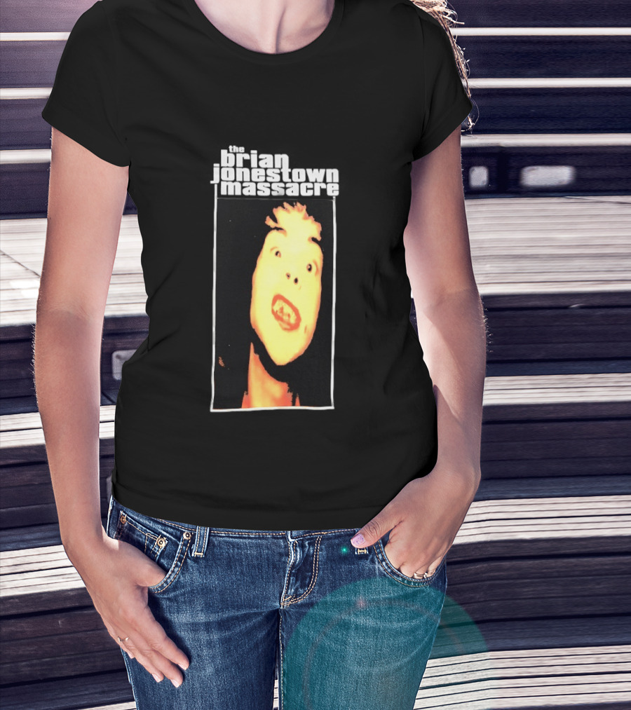 The Brian Jonestown Massacre Distorted Yellow Face T-Shirt