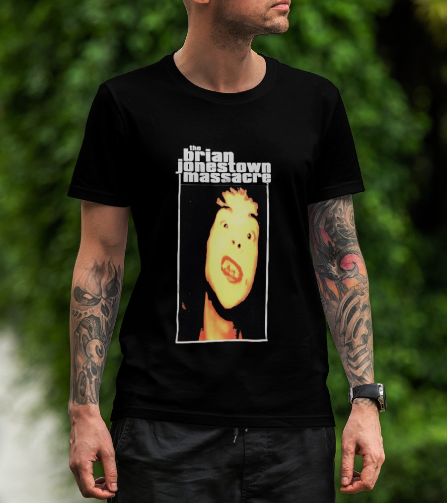 The Brian Jonestown Massacre Distorted Yellow Face T-Shirt