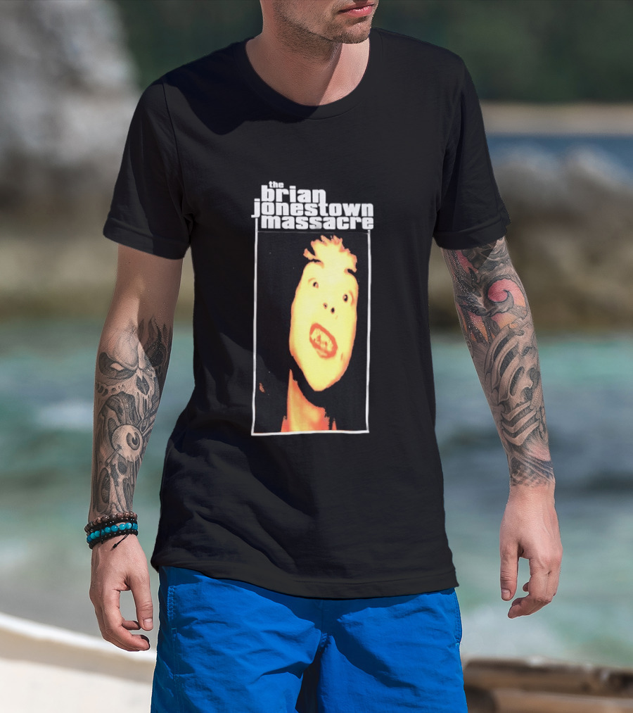 The Brian Jonestown Massacre Distorted Yellow Face T-Shirt
