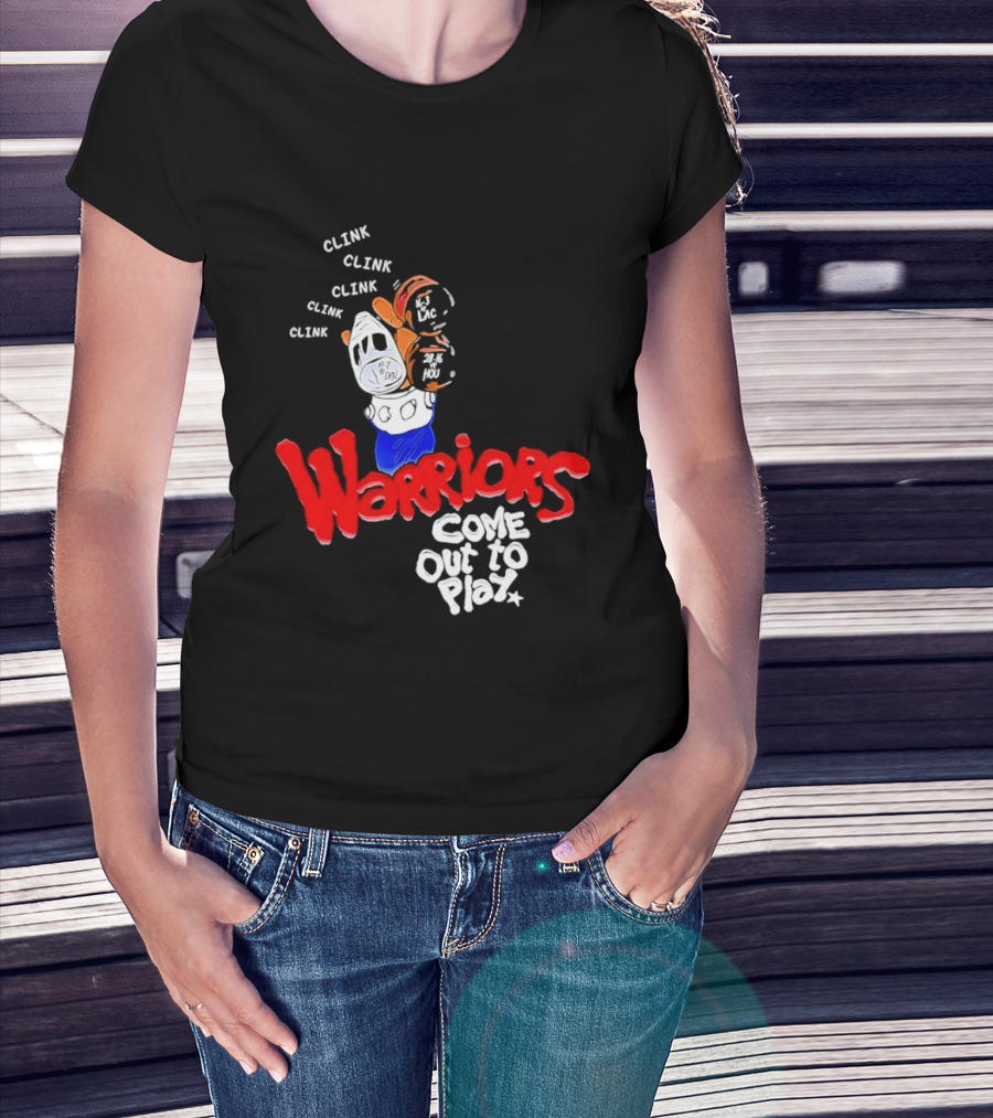 Warriors Come Out To Play Clink Bat Iconic Scene T-Shirt