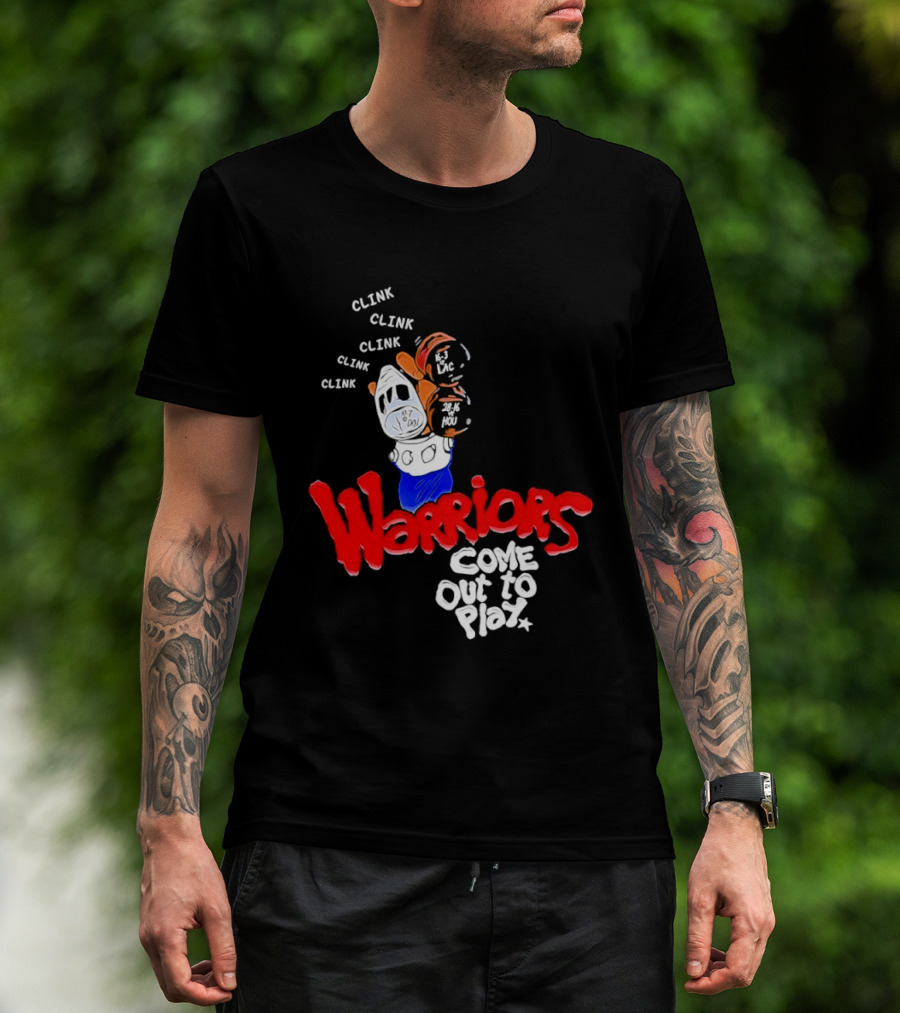 Warriors Come Out To Play Clink Bat Iconic Scene T-Shirt