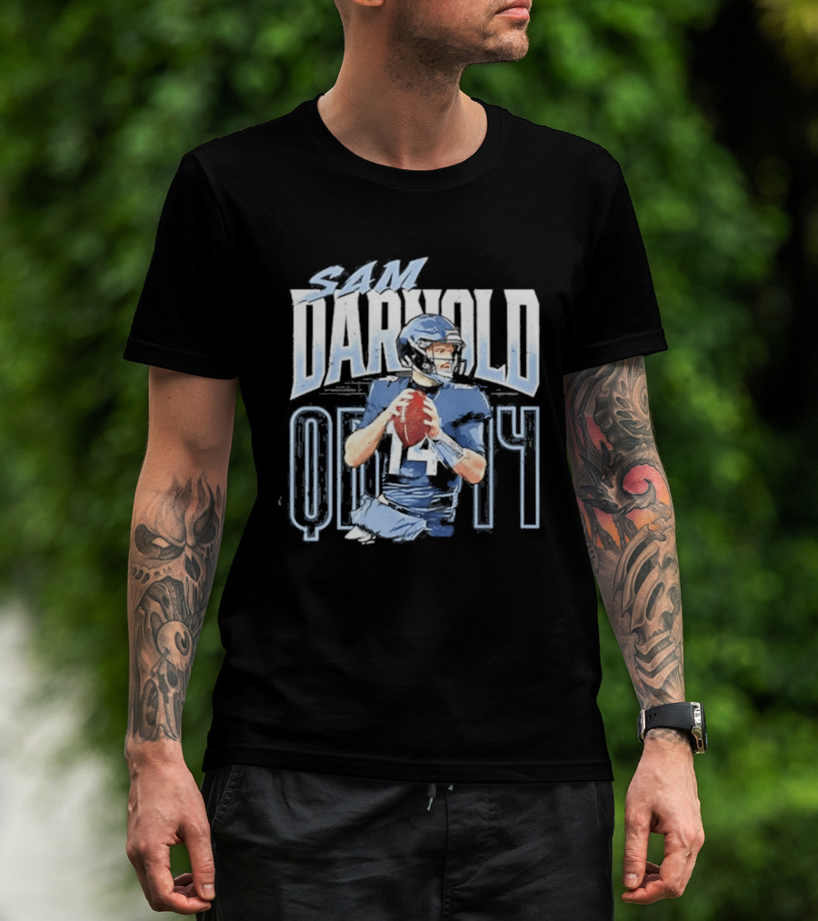 Sam Darnold Quarterback Number Four Football Seahawks T-Shirt
