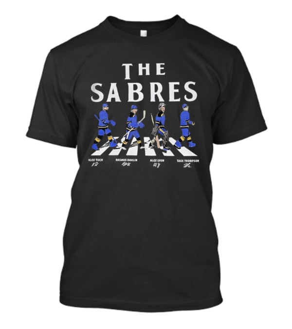 Tuch Dahlin Lyon Thompson The Sabres Buffalo Sabres Hockey Abbey Road Signatures T-Shirt