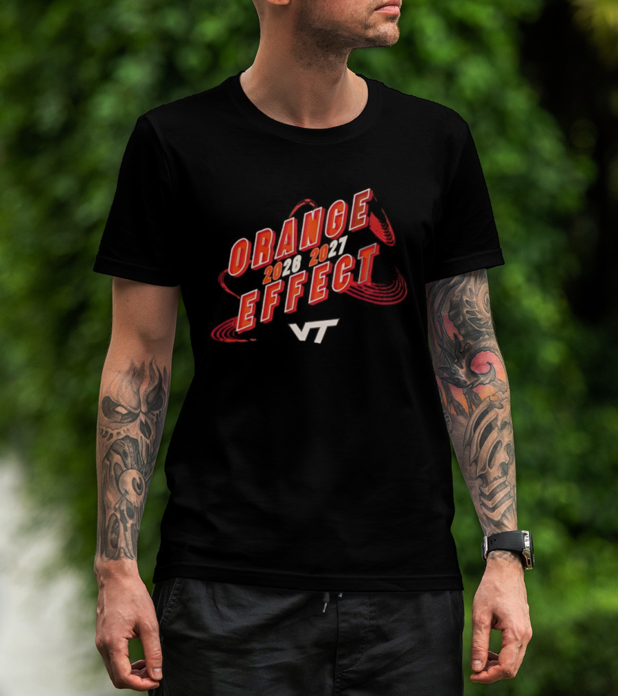 Virginia Tech Hokies Orange Effect 2026 2027 VT T-Shirt