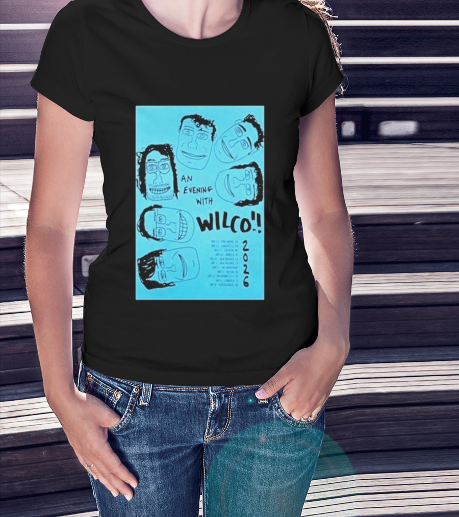 An Evening With Wilco 2026 Tour April & May T-Shirt