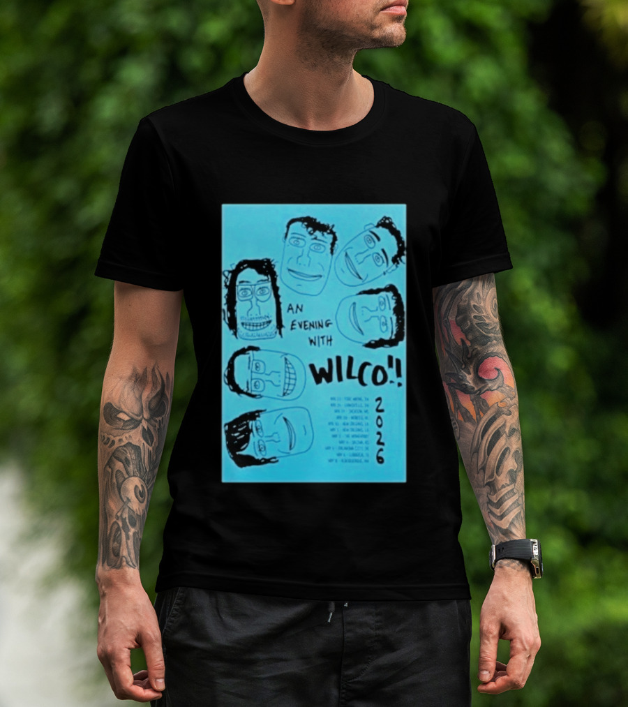 An Evening With Wilco 2026 Tour April & May T-Shirt