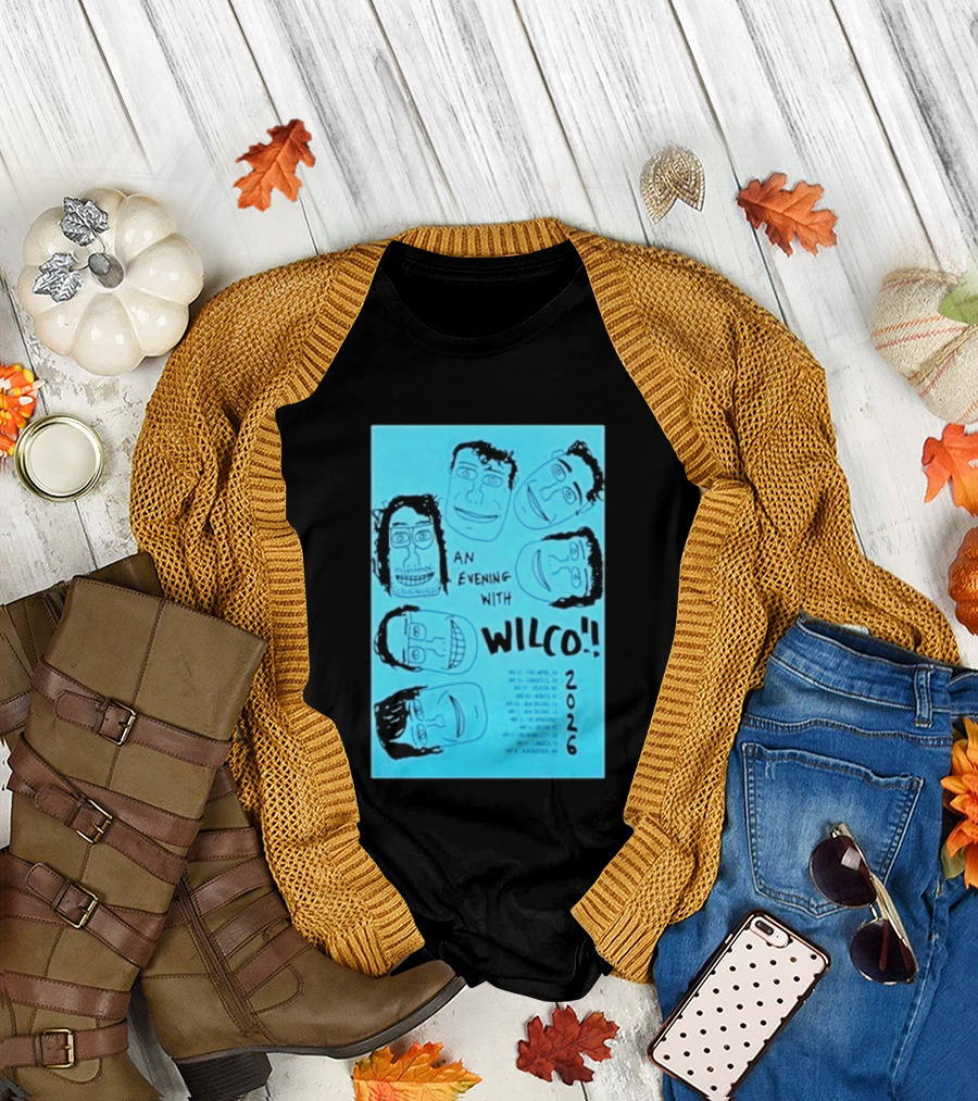 An Evening with Wilco 2026 Tour April & May T-Shirt