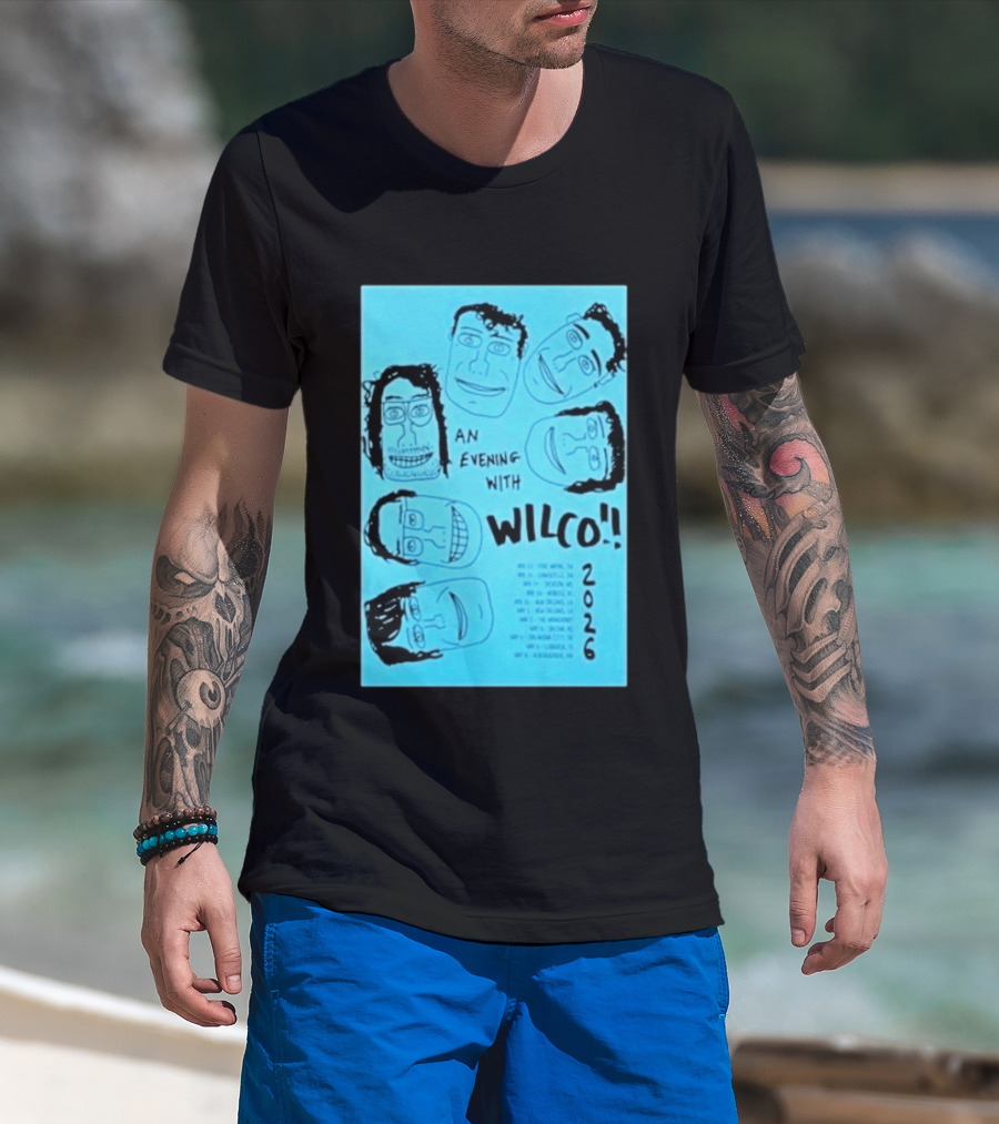 An Evening With Wilco 2026 Tour April & May T-Shirt