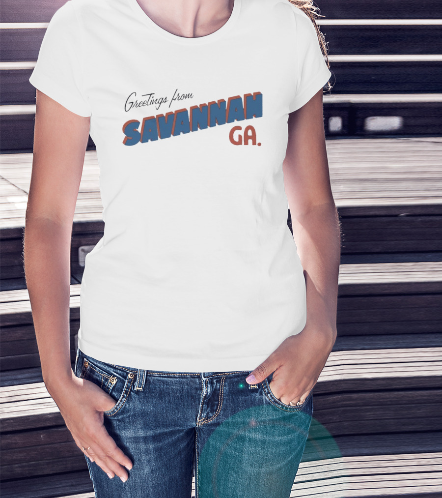 Greetings From Savannah Georgia GA T-Shirt