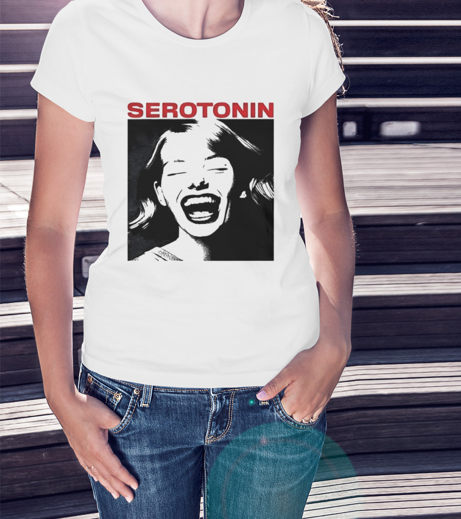 Joris Voorn Serotonin Bold Red Joyful Face T-Shirt