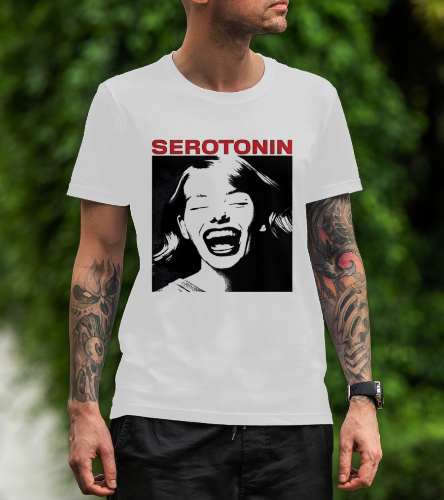 Joris Voorn Serotonin Bold Red Joyful Face T-Shirt