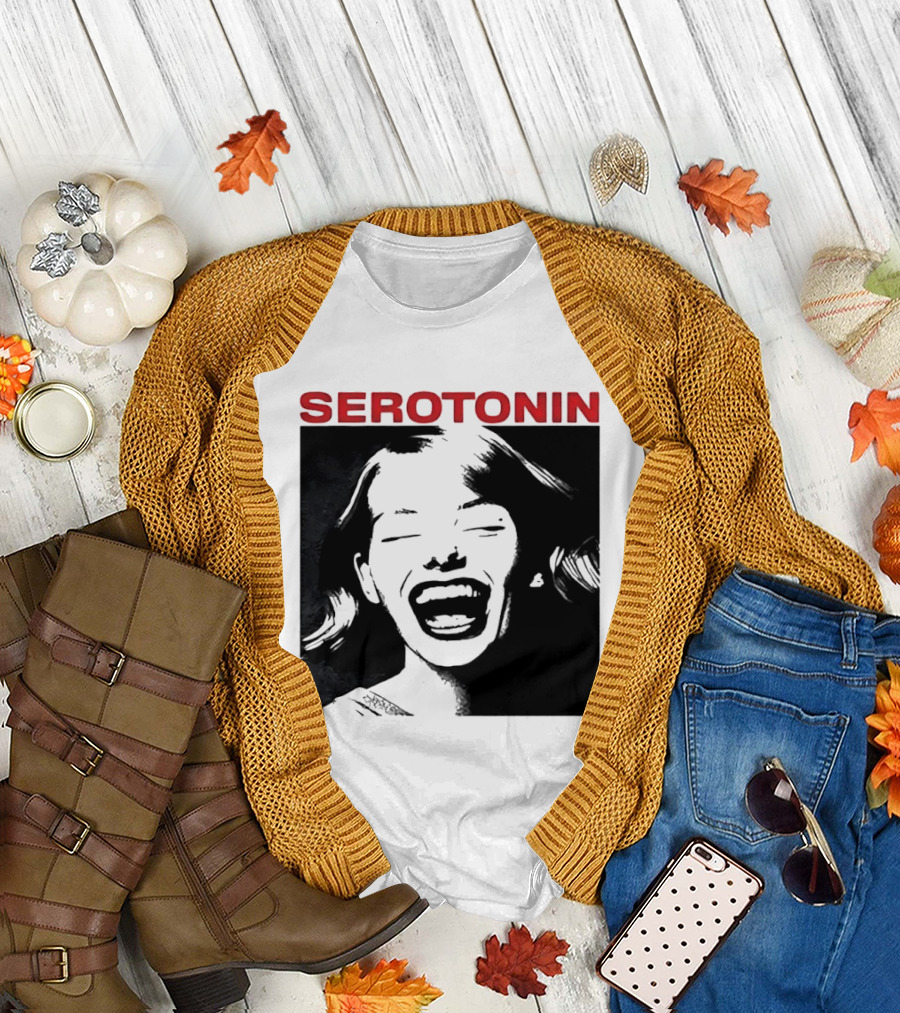 Joris Voorn Serotonin Bold Red Joyful Face T-Shirt