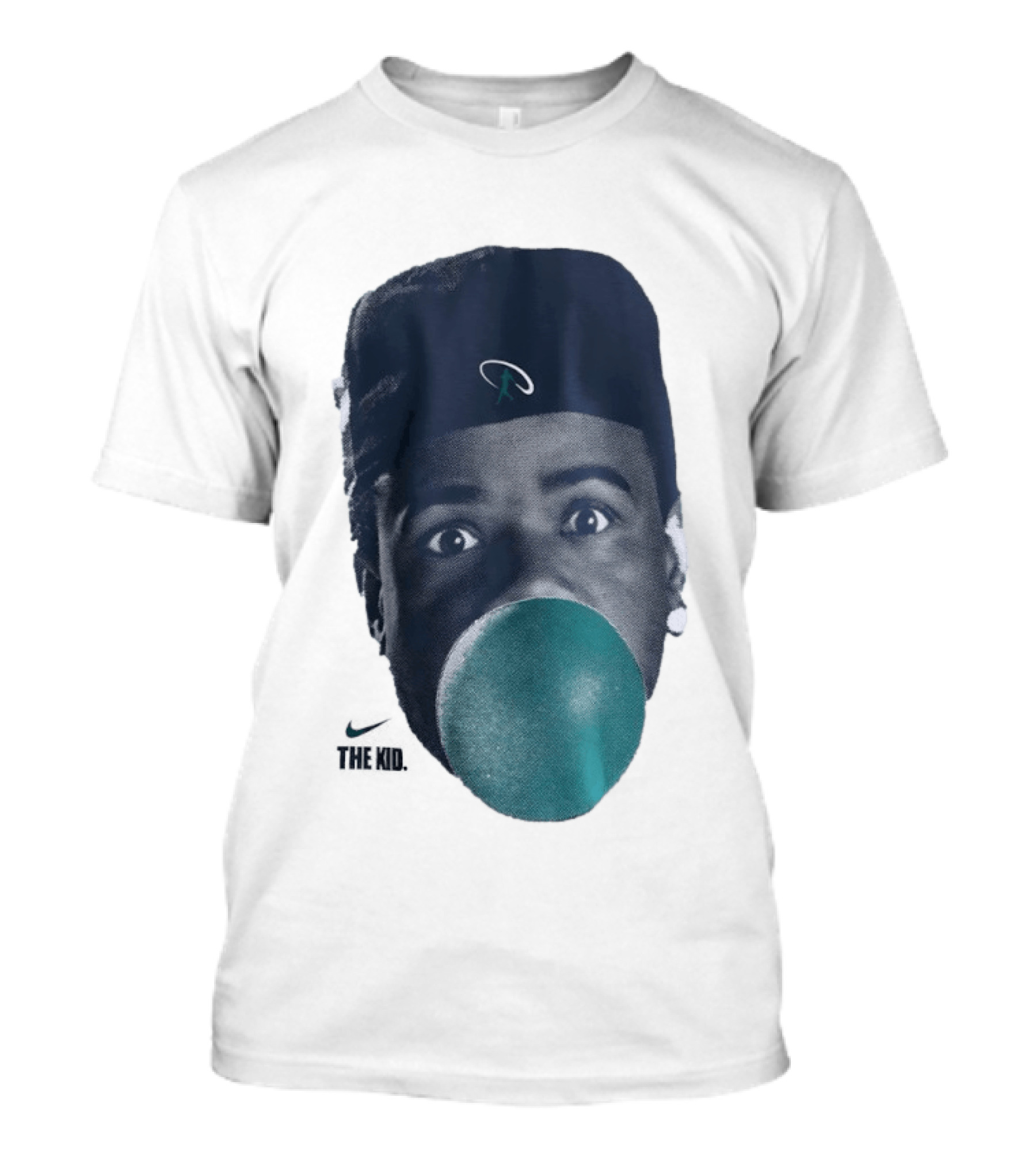 Ken Griffey Jr The Kid Seattle Mariners Hat Bubblegum T-Shirt