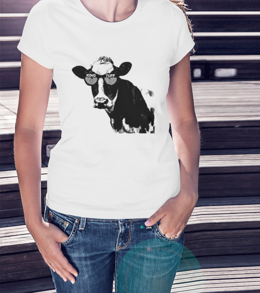 King Tuff X Ray Cow Illustration Holstein T-Shirt