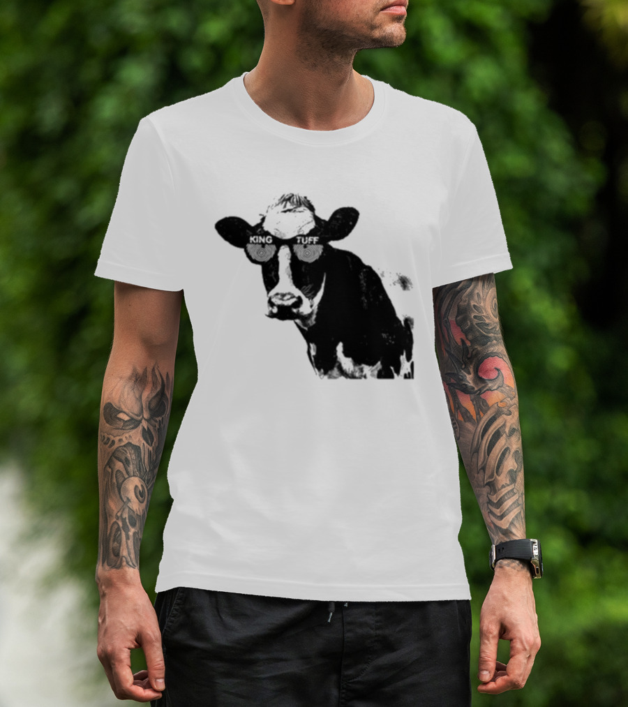 King Tuff X Ray Cow Illustration Holstein T-Shirt