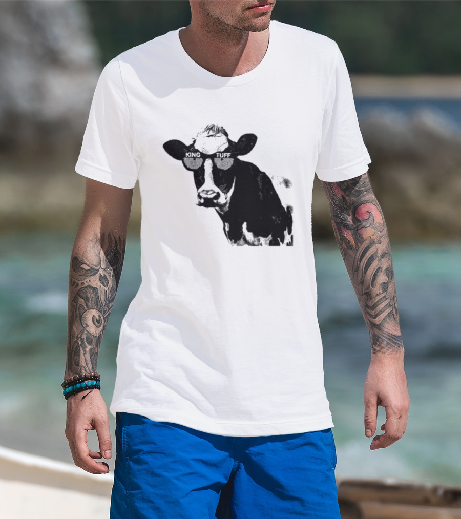 King Tuff X Ray Cow Illustration Holstein T-Shirt