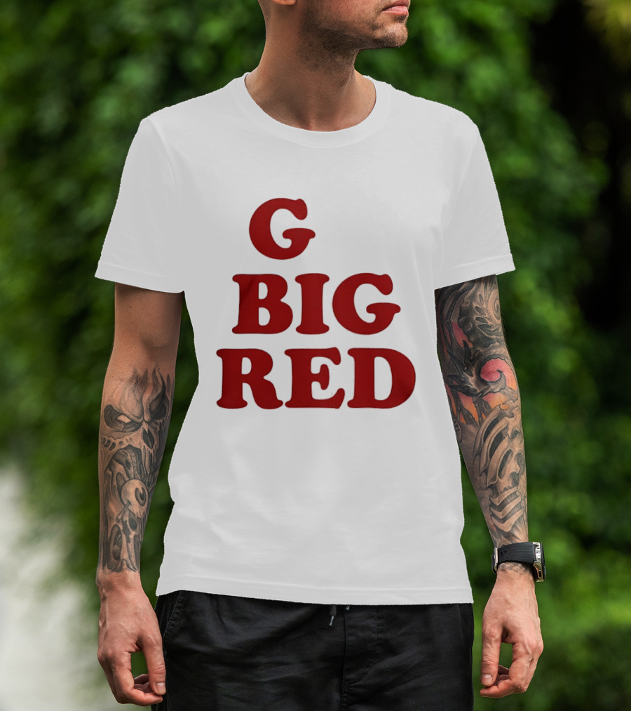 Nebraska Cornhuskers G Big Red Football Fan Gear T-Shirt