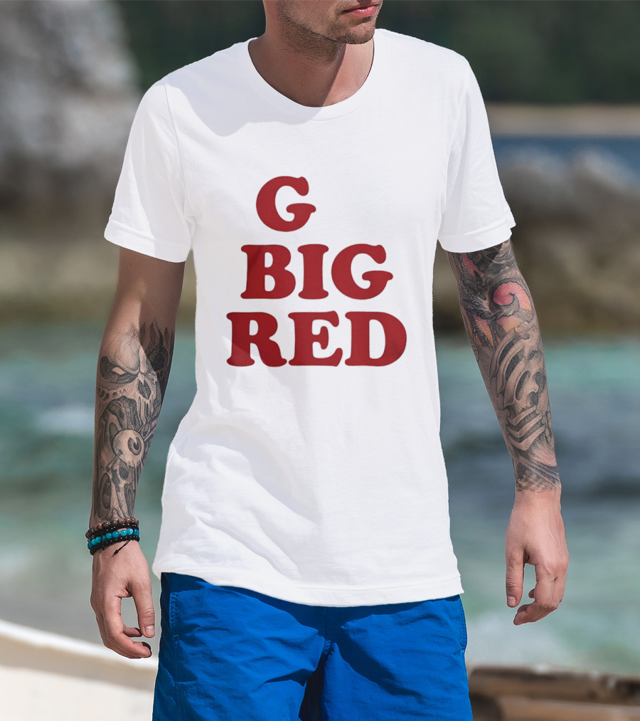 Nebraska Cornhuskers G Big Red Football Fan Gear T-Shirt