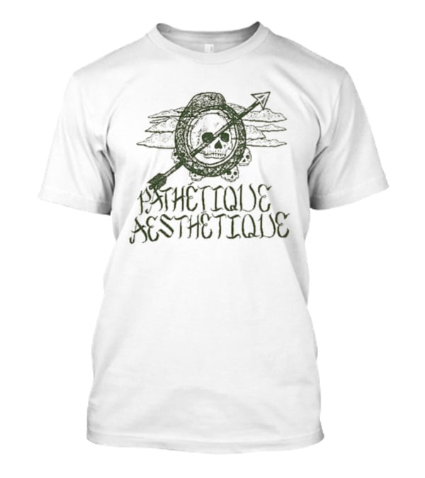 Pathétique Aesthétique Roar Skull Arrow T-Shirt