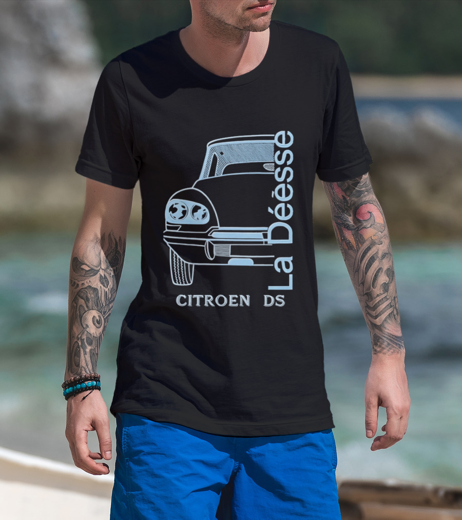 Citroen DS La Déesse Classic Car T-Shirt