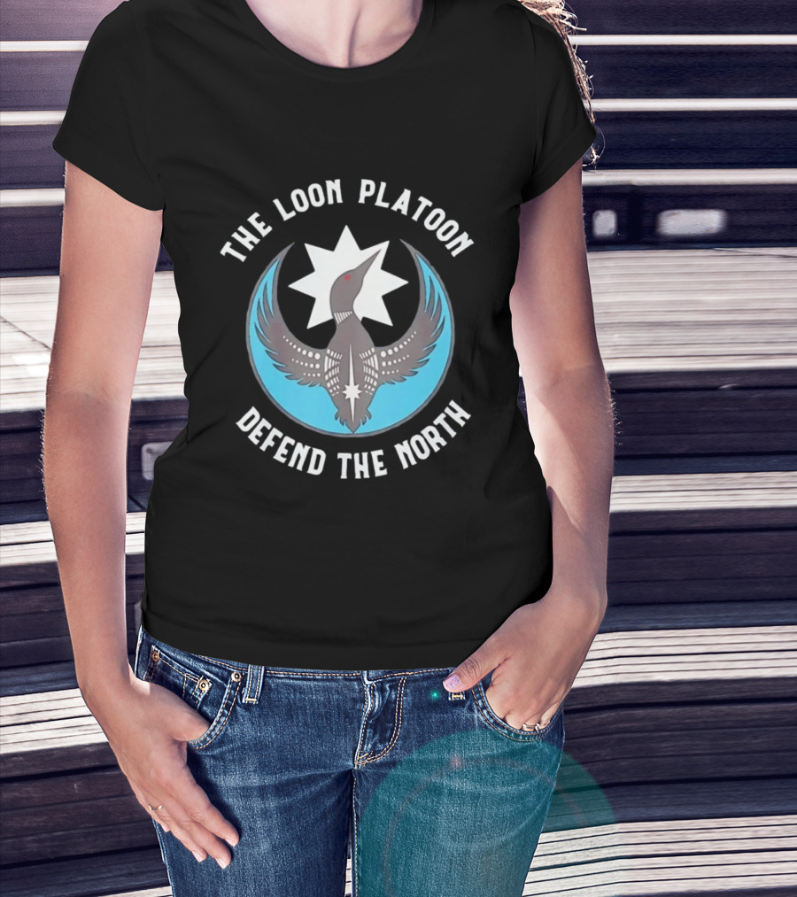 The Loon Platoon Defend The North Starbird T-Shirt