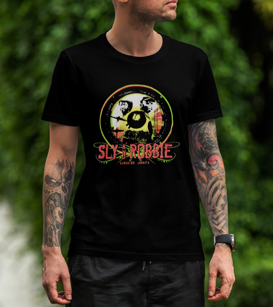 Sly And Robbie Iconic Kingston Jamaica Music Duo Reggae T-Shirt