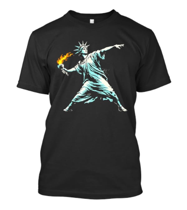 Statue Of Liberty Throwing Torch Meme T-Shirt