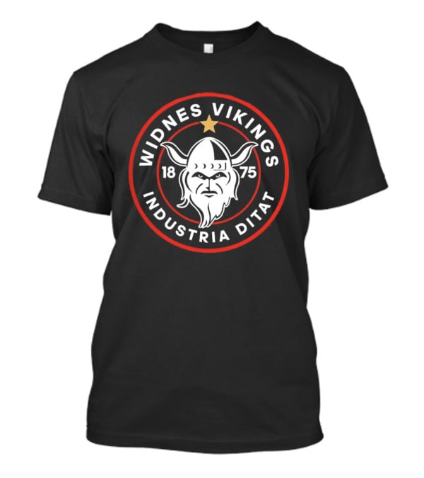 Widnes Vikings 1975 Industria Ditat Viking T-Shirt