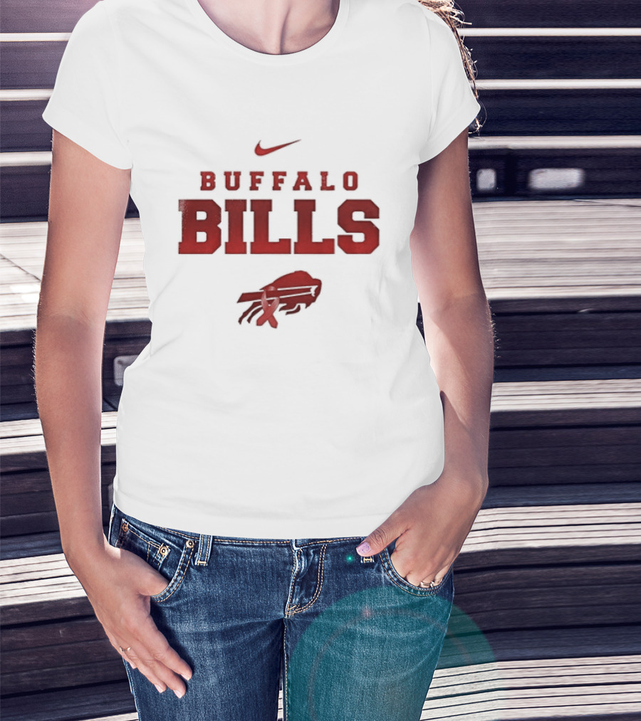 Buffalo Bills Nike Red February American Heart Month T-Shirt