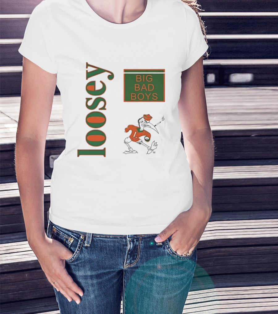 Big Bad Boys Loosey Miami Hurricanes T-Shirt