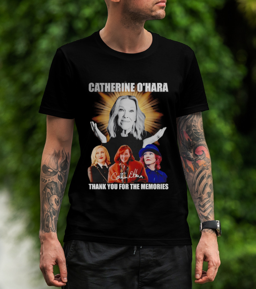 Catherine O'Hara Thank You For The Memories Iconic Roles Signature T-Shirt