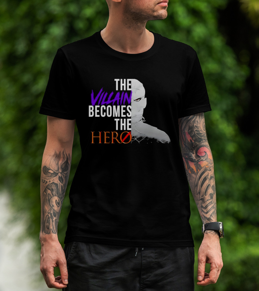 The Villain Becomes The Hero Manga Inspired Transformation T-Shirt