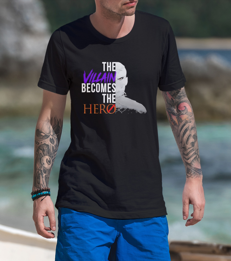 The Villain Becomes The Hero Manga Inspired Transformation T-Shirt