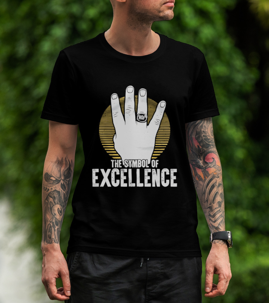 Tully Blanchard Symbol Of Excellence Four Horsemen Hand Gesture T-Shirt