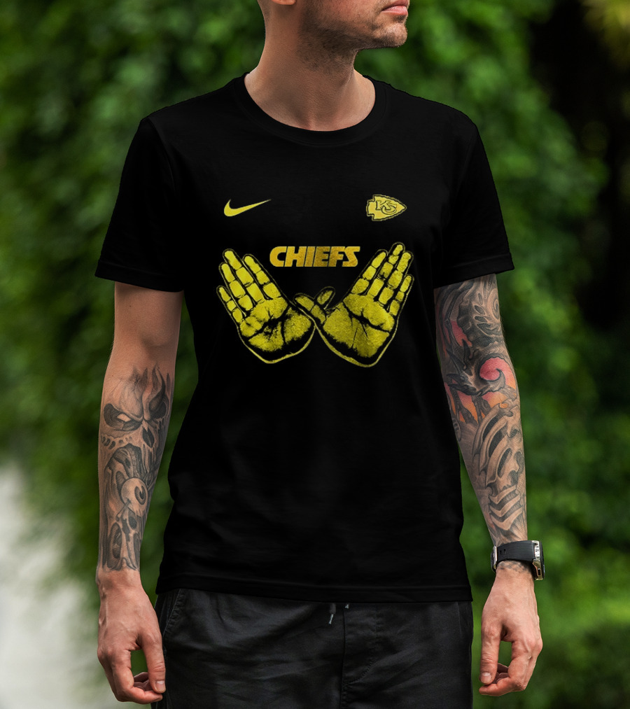 Kansas City Chiefs Wu Tang Clan Hand Sign Nike Chiefs T-Shirt