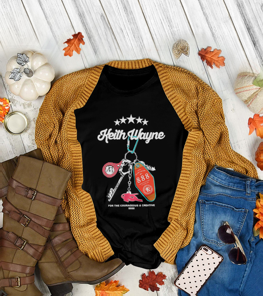 Keith Wayne 8888 Courageous Creative Keychain T-Shirt