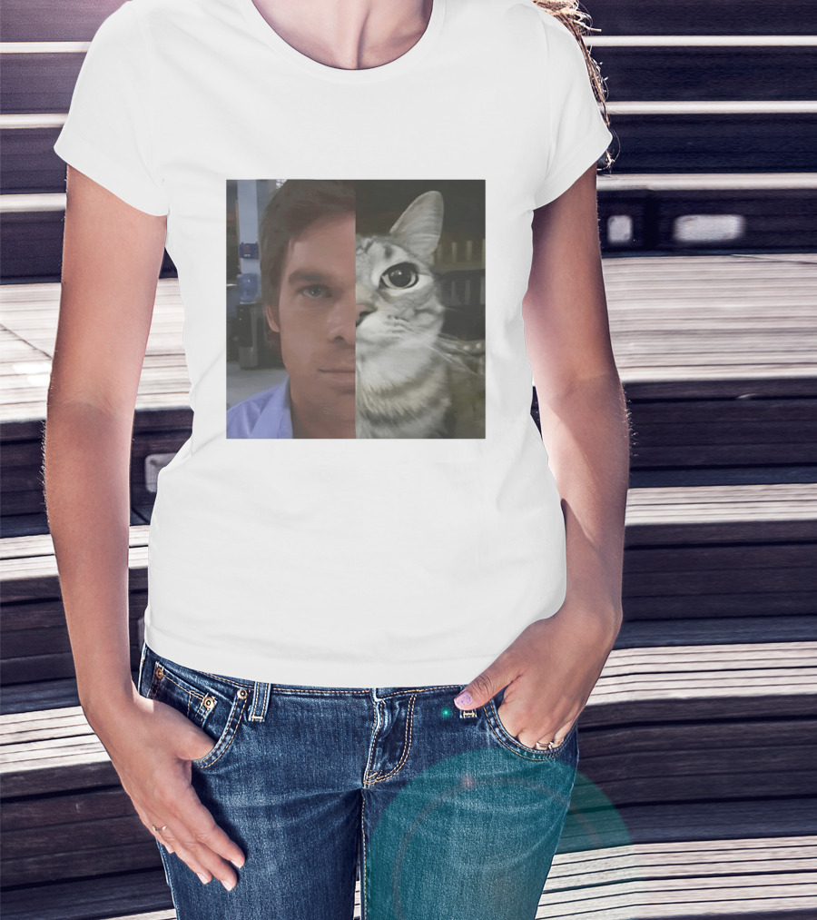 Half Human Half Cat T-Shirt