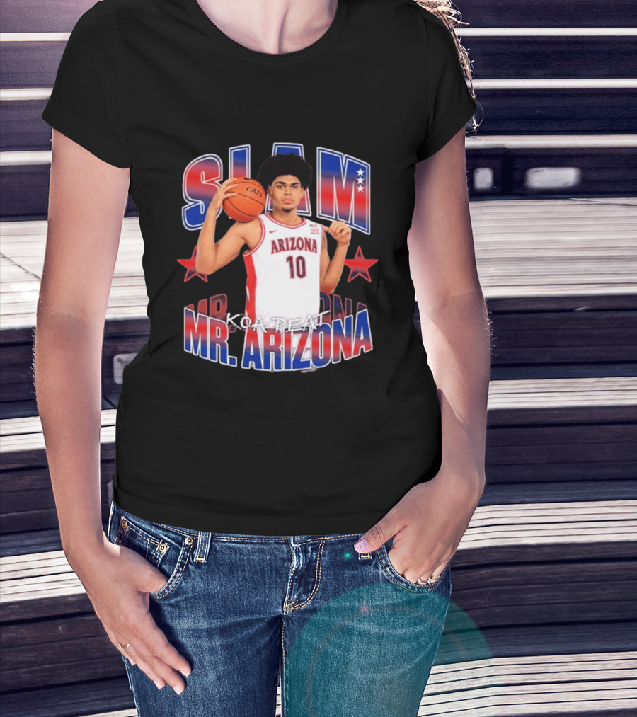 Koa Peat Arizona Basketball Slam Mr Arizona T-Shirt