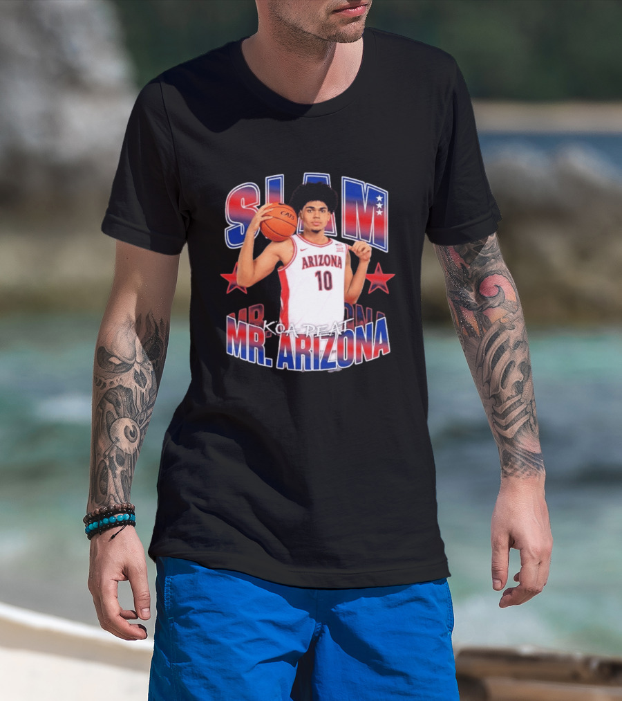 Koa Peat Arizona Basketball Slam Mr Arizona T-Shirt